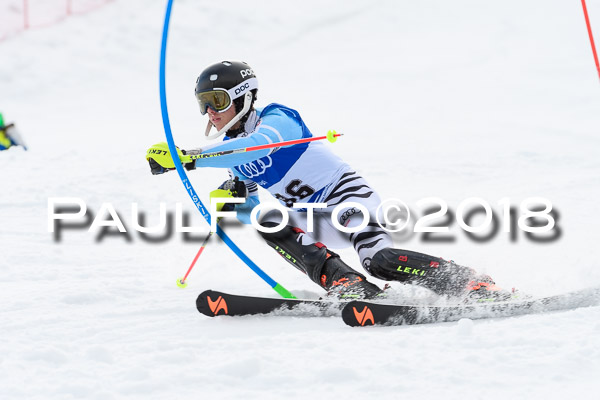 Bayerische Schülermeisterschaft Slalom 28.01.2018