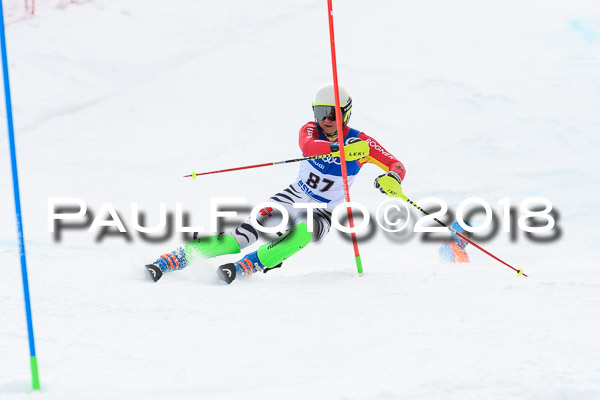 Bayerische Schülermeisterschaft Slalom 28.01.2018