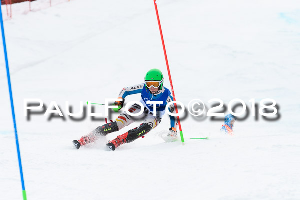 Bayerische Schülermeisterschaft Slalom 28.01.2018