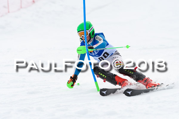 Bayerische Schülermeisterschaft Slalom 28.01.2018