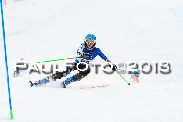 Bayerische Schülermeisterschaft Slalom 28.01.2018