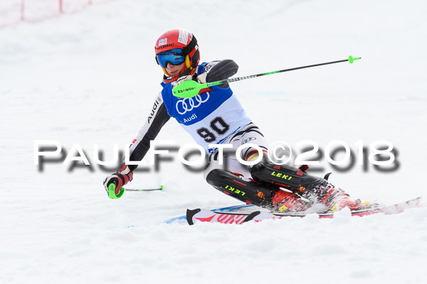 Bayerische Schülermeisterschaft Slalom 28.01.2018