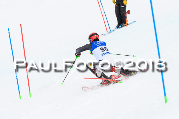 Bayerische Schülermeisterschaft Slalom 28.01.2018