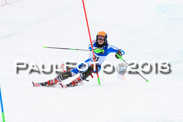 Bayerische Schülermeisterschaft Slalom 28.01.2018