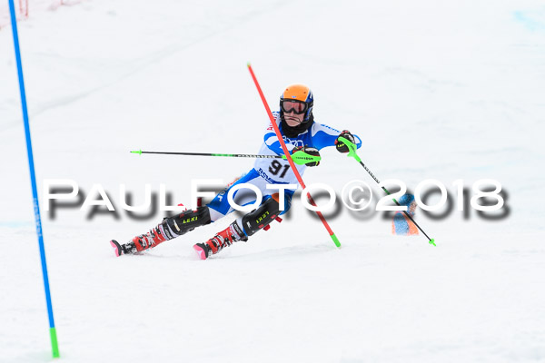 Bayerische Schülermeisterschaft Slalom 28.01.2018