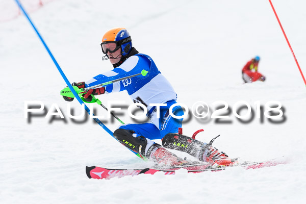 Bayerische Schülermeisterschaft Slalom 28.01.2018