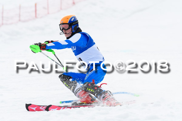 Bayerische Schülermeisterschaft Slalom 28.01.2018