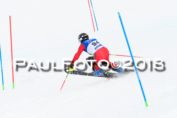 Bayerische Schülermeisterschaft Slalom 28.01.2018