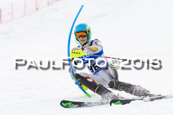 Bayerische Schülermeisterschaft Slalom 28.01.2018