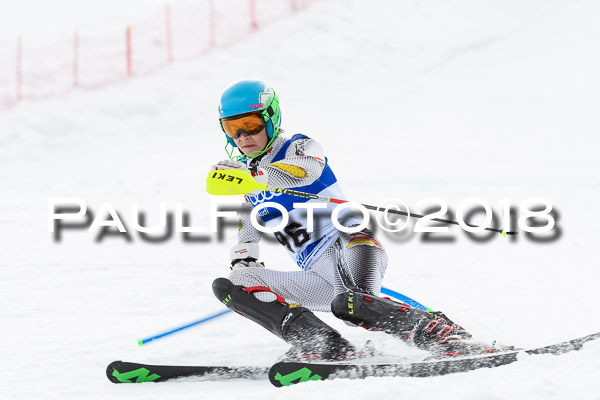 Bayerische Schülermeisterschaft Slalom 28.01.2018