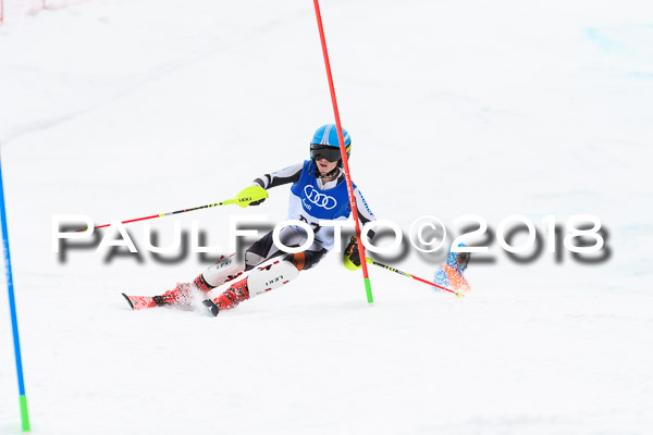 Bayerische Schülermeisterschaft Slalom 28.01.2018