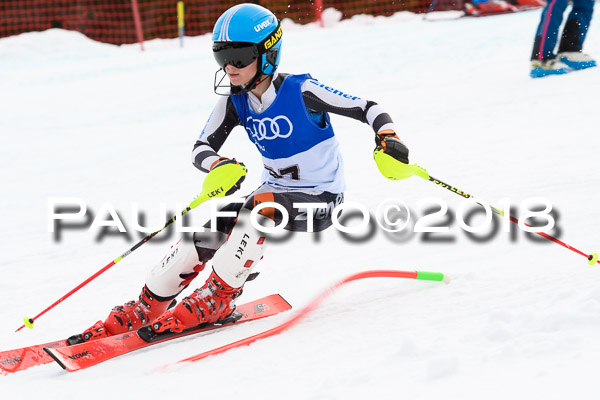 Bayerische Schülermeisterschaft Slalom 28.01.2018