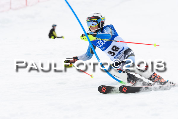 Bayerische Schülermeisterschaft Slalom 28.01.2018