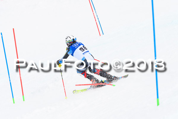 Bayerische Schülermeisterschaft Slalom 28.01.2018