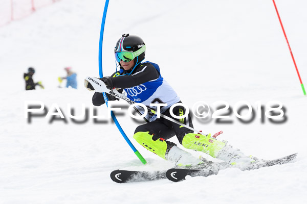 Bayerische Schülermeisterschaft Slalom 28.01.2018