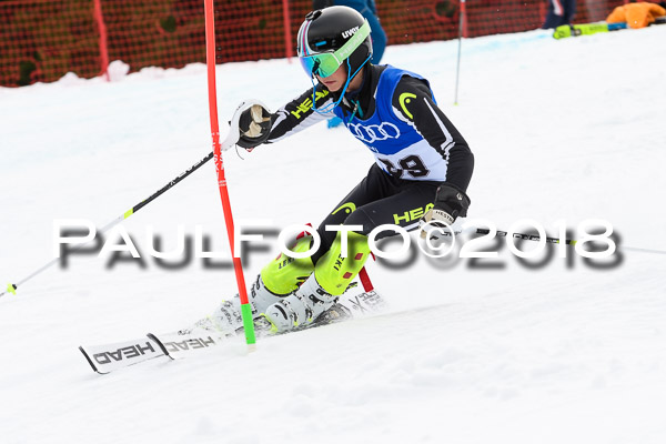 Bayerische Schülermeisterschaft Slalom 28.01.2018