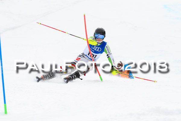 Bayerische Schülermeisterschaft Slalom 28.01.2018