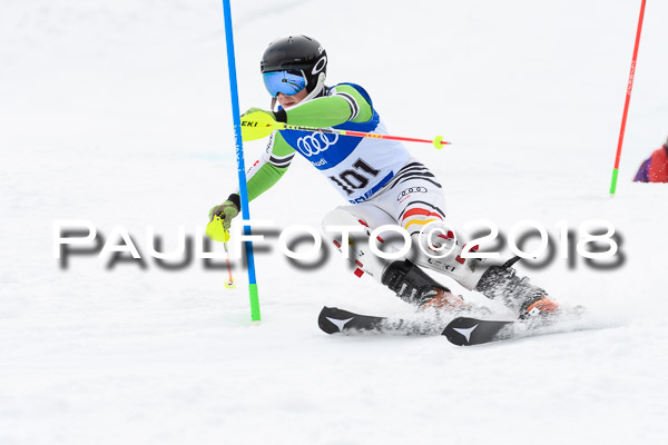 Bayerische Schülermeisterschaft Slalom 28.01.2018