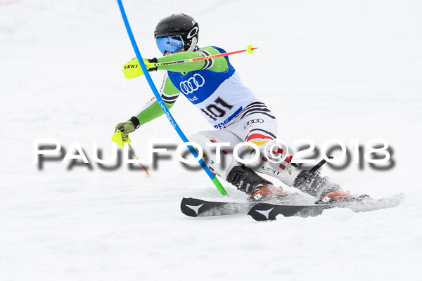 Bayerische Schülermeisterschaft Slalom 28.01.2018