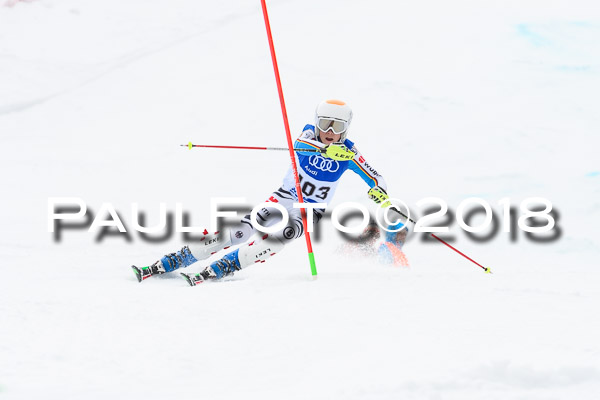 Bayerische Schülermeisterschaft Slalom 28.01.2018