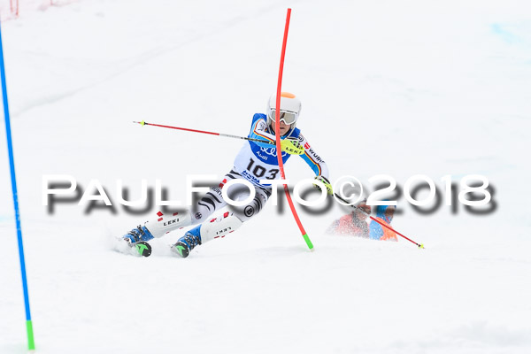 Bayerische Schülermeisterschaft Slalom 28.01.2018