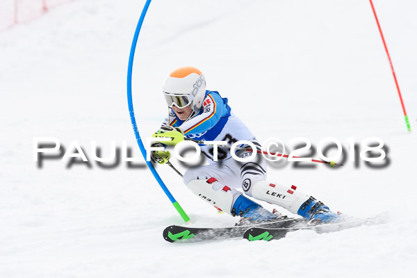 Bayerische Schülermeisterschaft Slalom 28.01.2018