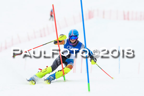 Bayerische Schülermeisterschaft Slalom 28.01.2018