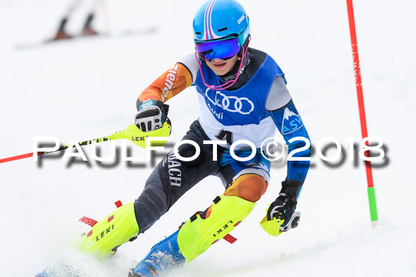 Bayerische Schülermeisterschaft Slalom 28.01.2018