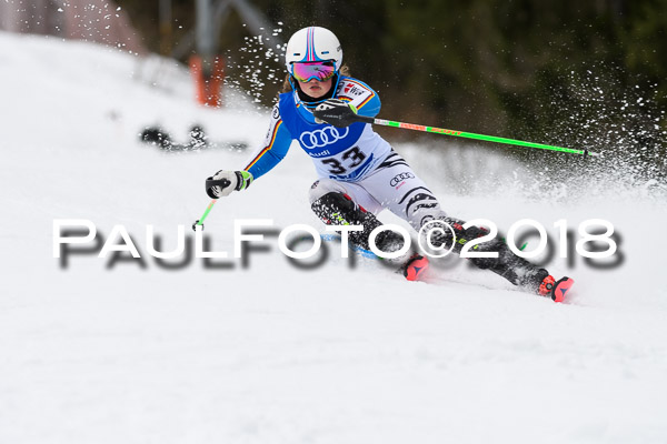 Bayerische Schülermeisterschaft Slalom 28.01.2018