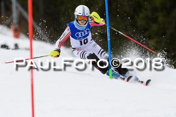 Bayerische Schülermeisterschaft Slalom 28.01.2018