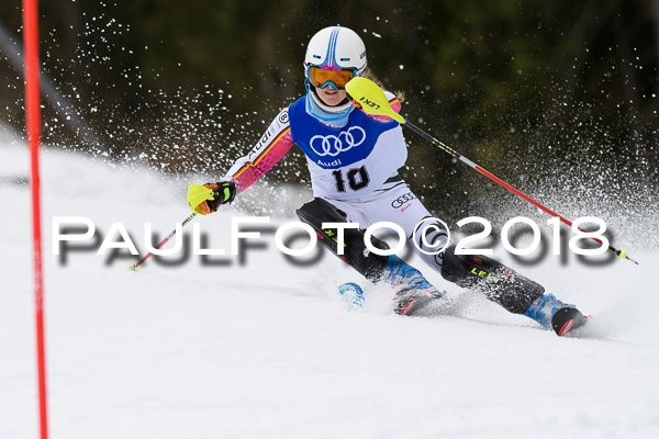 Bayerische Schülermeisterschaft Slalom 28.01.2018