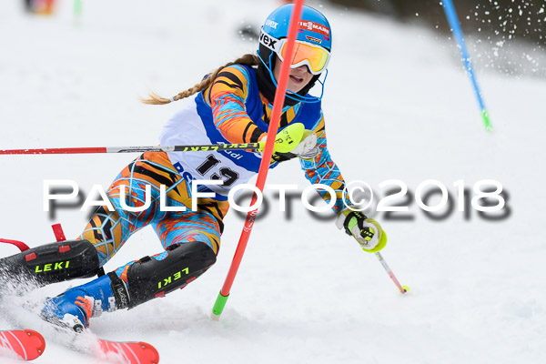 Bayerische Schülermeisterschaft Slalom 28.01.2018