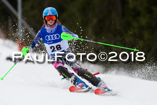 Bayerische Schülermeisterschaft Slalom 28.01.2018