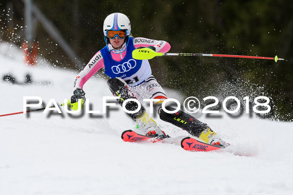 Bayerische Schülermeisterschaft Slalom 28.01.2018