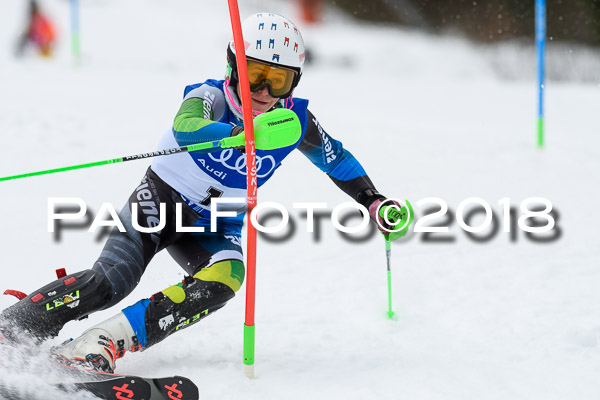 Bayerische Schülermeisterschaft Slalom 28.01.2018