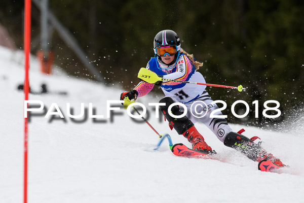 Bayerische Schülermeisterschaft Slalom 28.01.2018