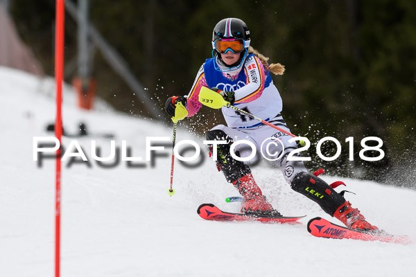 Bayerische Schülermeisterschaft Slalom 28.01.2018