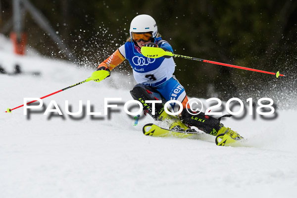 Bayerische Schülermeisterschaft Slalom 28.01.2018