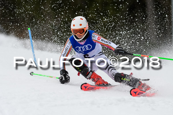 Bayerische Schülermeisterschaft Slalom 28.01.2018