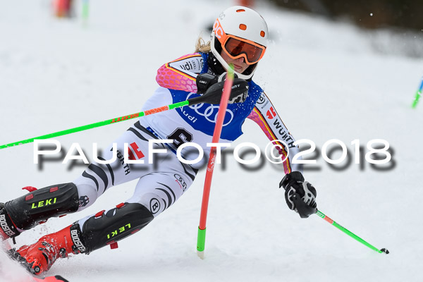 Bayerische Schülermeisterschaft Slalom 28.01.2018