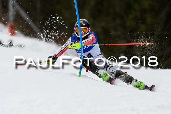 Bayerische Schülermeisterschaft Slalom 28.01.2018