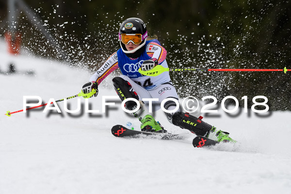 Bayerische Schülermeisterschaft Slalom 28.01.2018