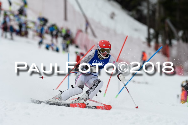 Bayerische Schülermeisterschaft Slalom 28.01.2018