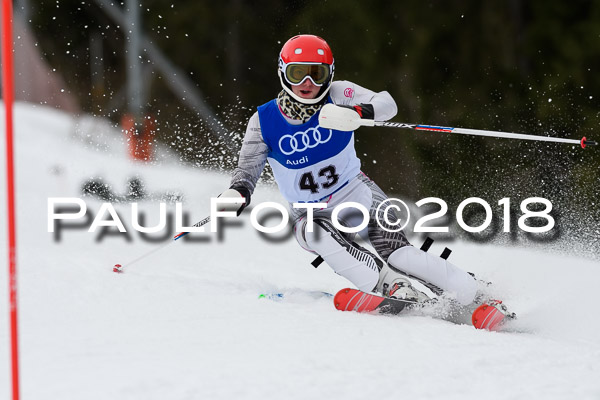 Bayerische Schülermeisterschaft Slalom 28.01.2018