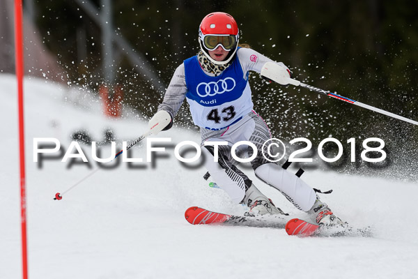 Bayerische Schülermeisterschaft Slalom 28.01.2018