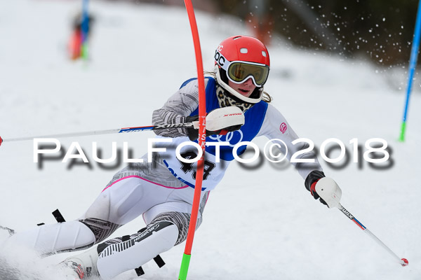 Bayerische Schülermeisterschaft Slalom 28.01.2018