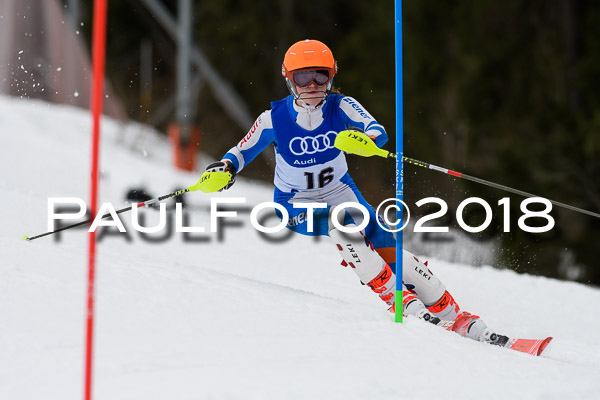 Bayerische Schülermeisterschaft Slalom 28.01.2018