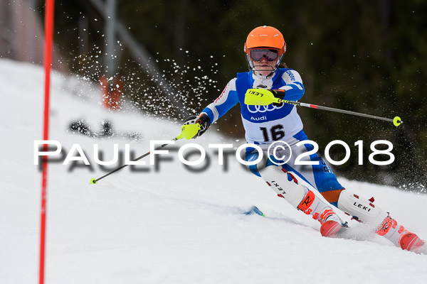 Bayerische Schülermeisterschaft Slalom 28.01.2018