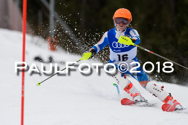 Bayerische Schülermeisterschaft Slalom 28.01.2018