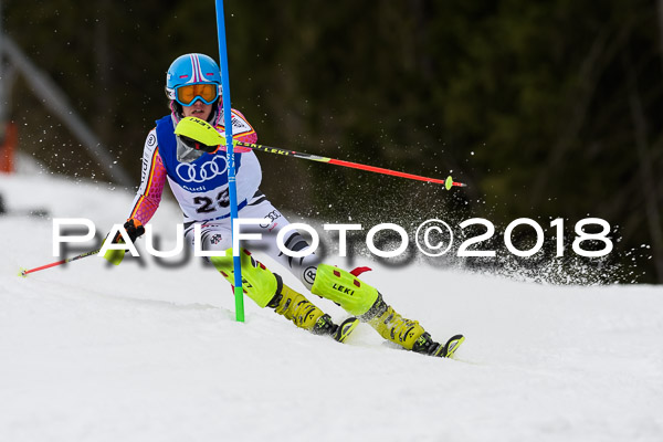 Bayerische Schülermeisterschaft Slalom 28.01.2018